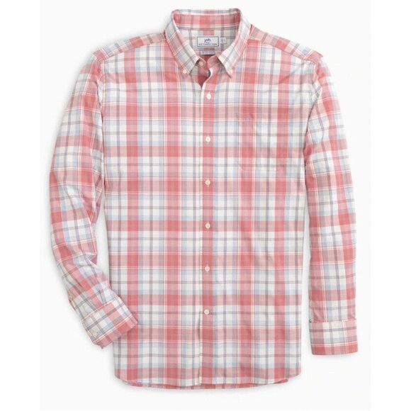 Southern Tide Ormond Plaid Intercoastal Button Down Shirt NWT Small - Picture 1 of 11